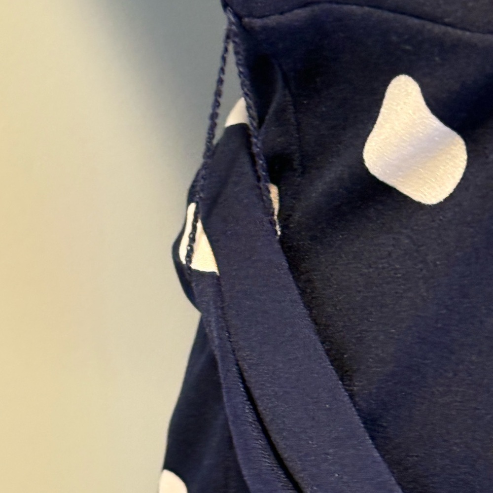 Eliza J. Navy Polka Dot Dress - classy look! - Picture 3 of 12